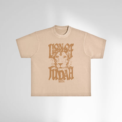 Lion of Judah | Urban Heavy Tee | Burro Monochrome