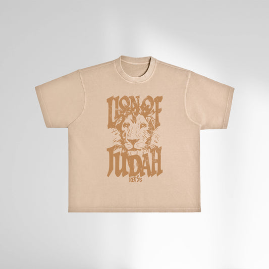 Lion of Judah | Urban Heavy Tee | Burro Monochrome